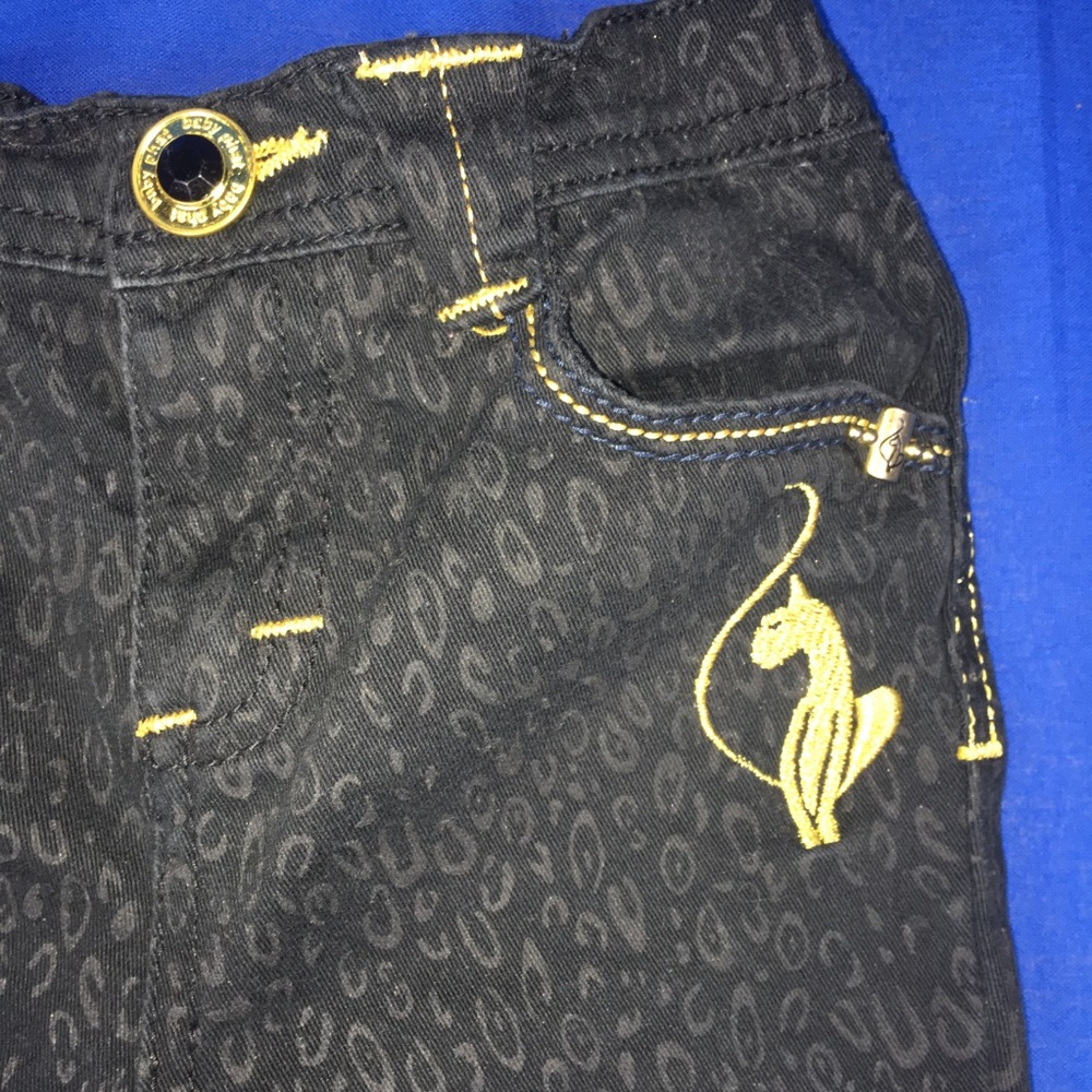 Toddler Baby Phat Cheetah Designer Jeans size 3T