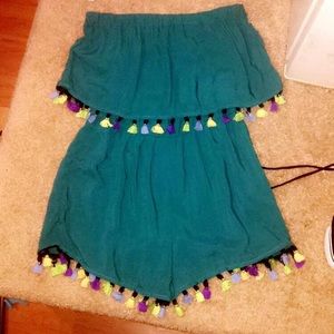 Teal romper