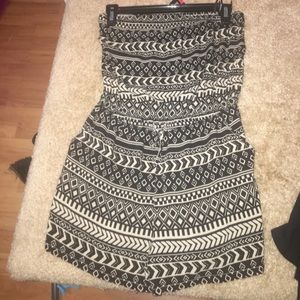 Black and Tan romper