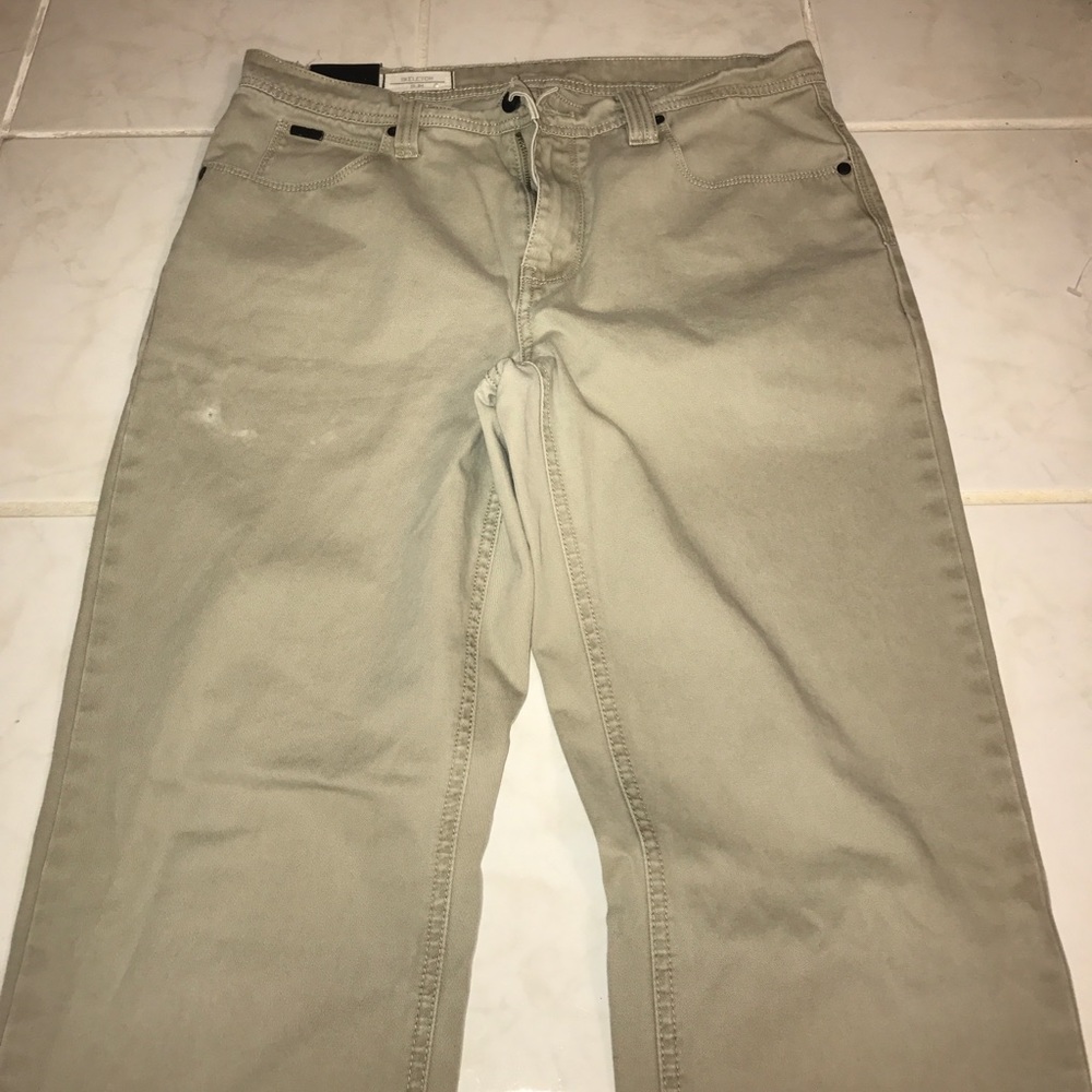 Men's tan jeans