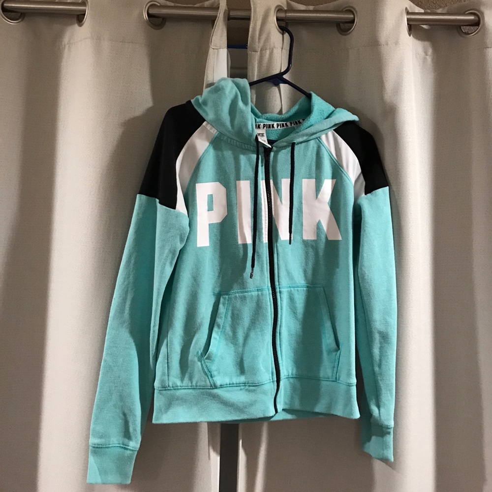 Pink zip up jacket