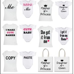 Mom and daughter shirts 🎀💞