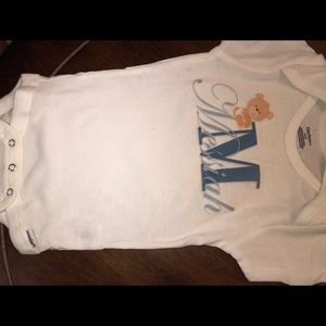 Infant boy shirt with name