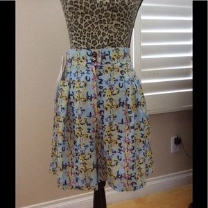 Vintage  Unique Chanel Marguerite Silk Shorts