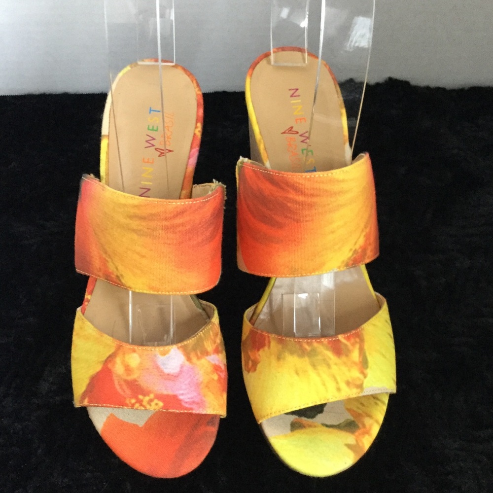 Mismatch Nine West Brasil New Wedge Size 7.5/ 6