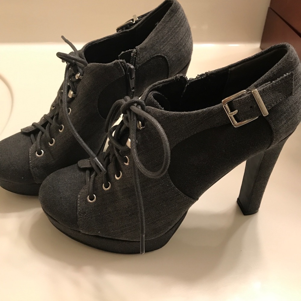 Never worn trendy heels.