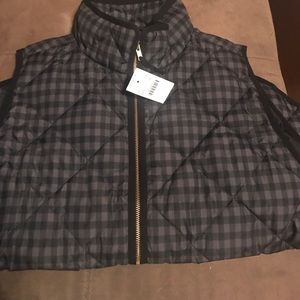 J crew puffy vest