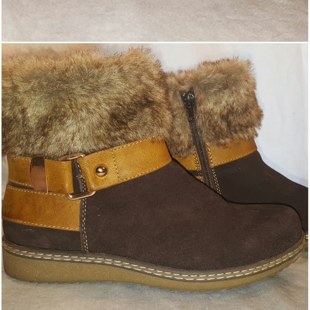 Spring step short boots