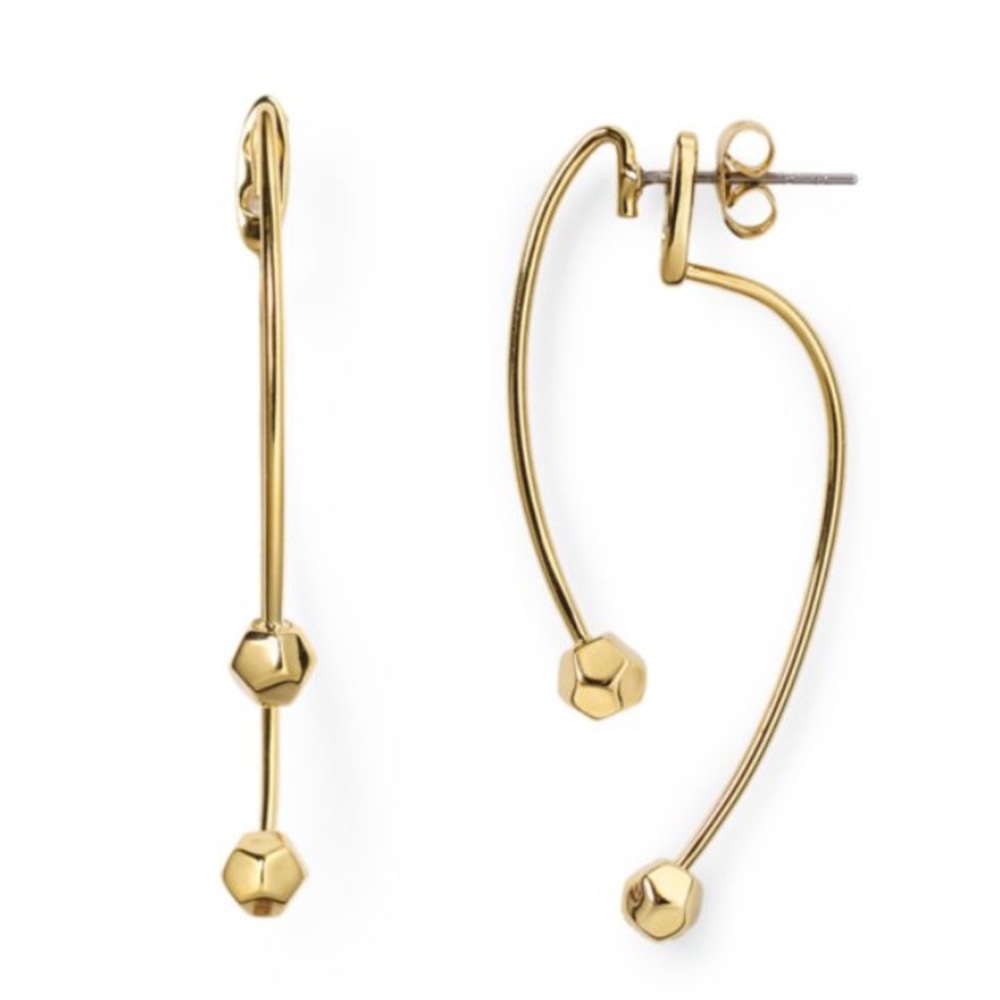 💎🎀Rebecca Minkoff "Front Back" Cubed Earrings