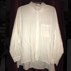 H&M Oversized Ivory Button Down