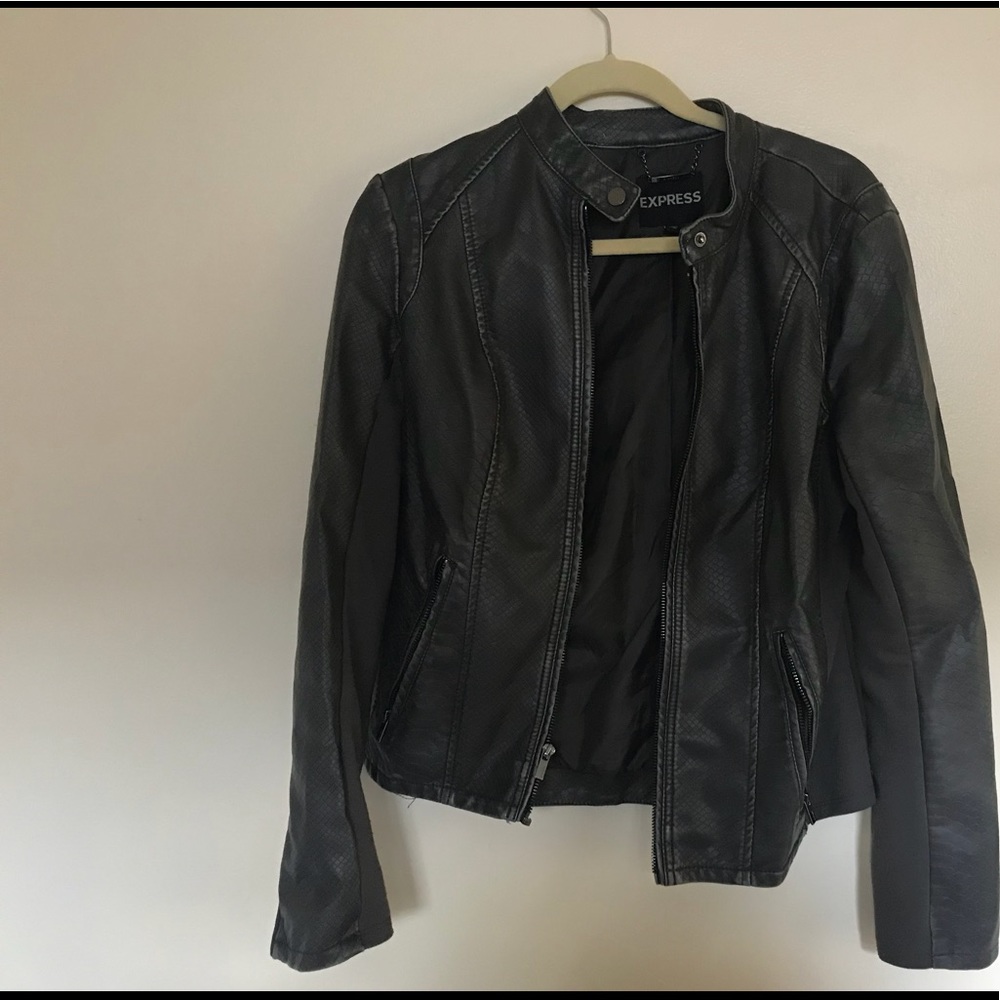 Faux Leather Jacket