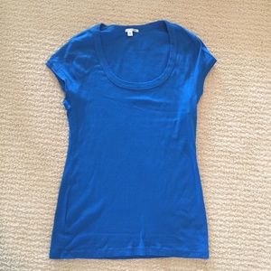 NWT Halogen Blue Tee
