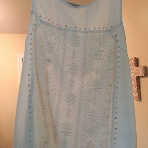 Cream colored tank tops