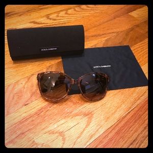 Dolce & Gabbana Tortoise Cateye Sunglasses