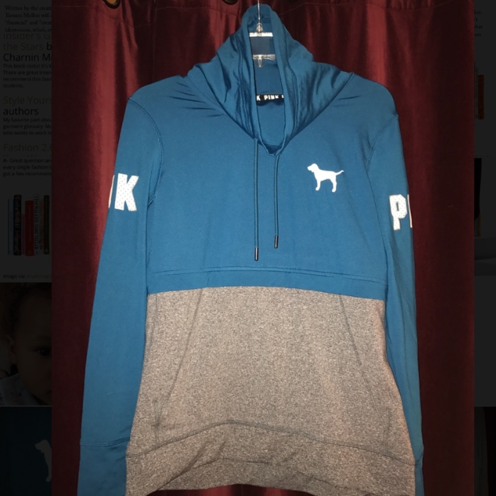 PINK Thermal Long Sleeve Funnel Neck