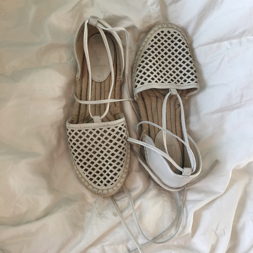 Off white frye Leo espadrille sandals
