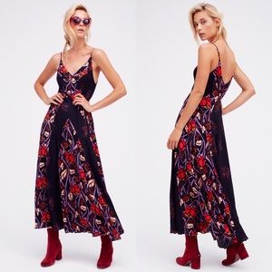 RARE-(BLUE) Free People- Zorah Maxi Dress in BLUE!