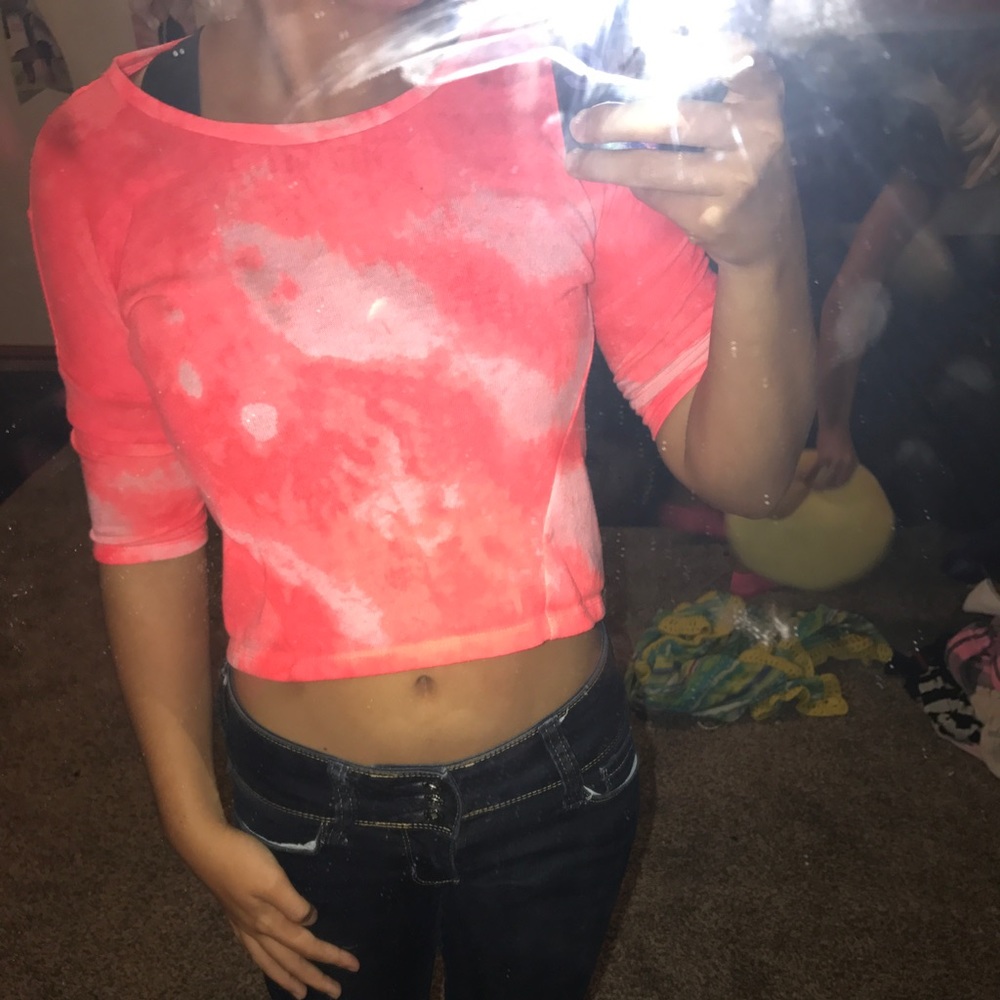 Neon crop top