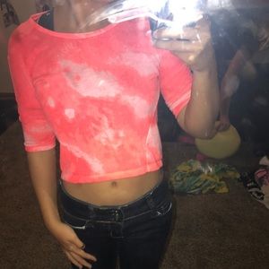Neon crop top
