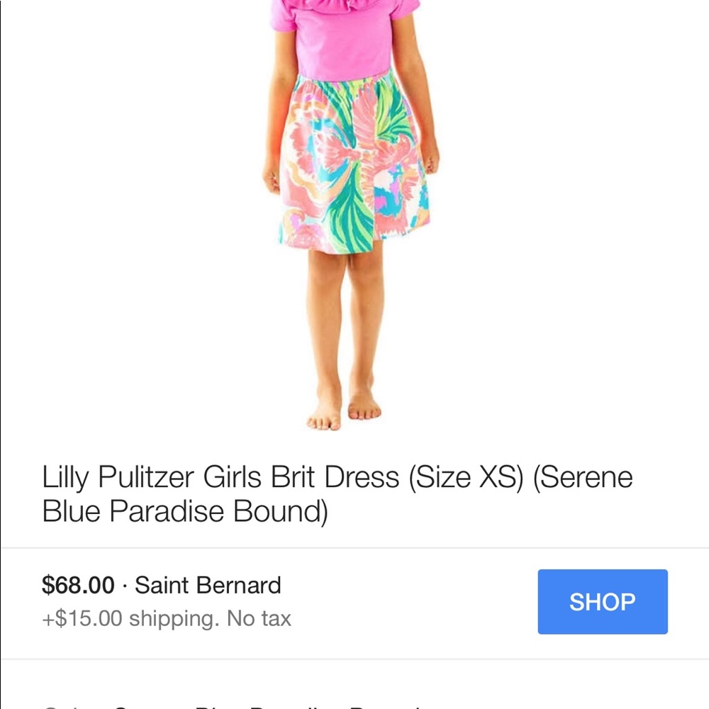 NEW Lilly Pulitzer, L (8-10) never worn!