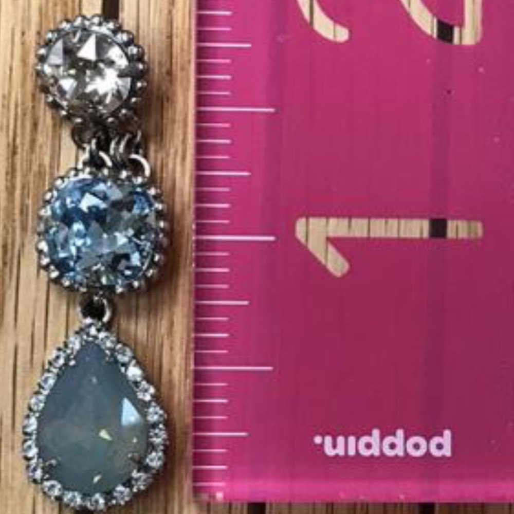 Sorrelli Three Stone "Ocean" Earring, NWT-Boutique - Picture 4 of 16