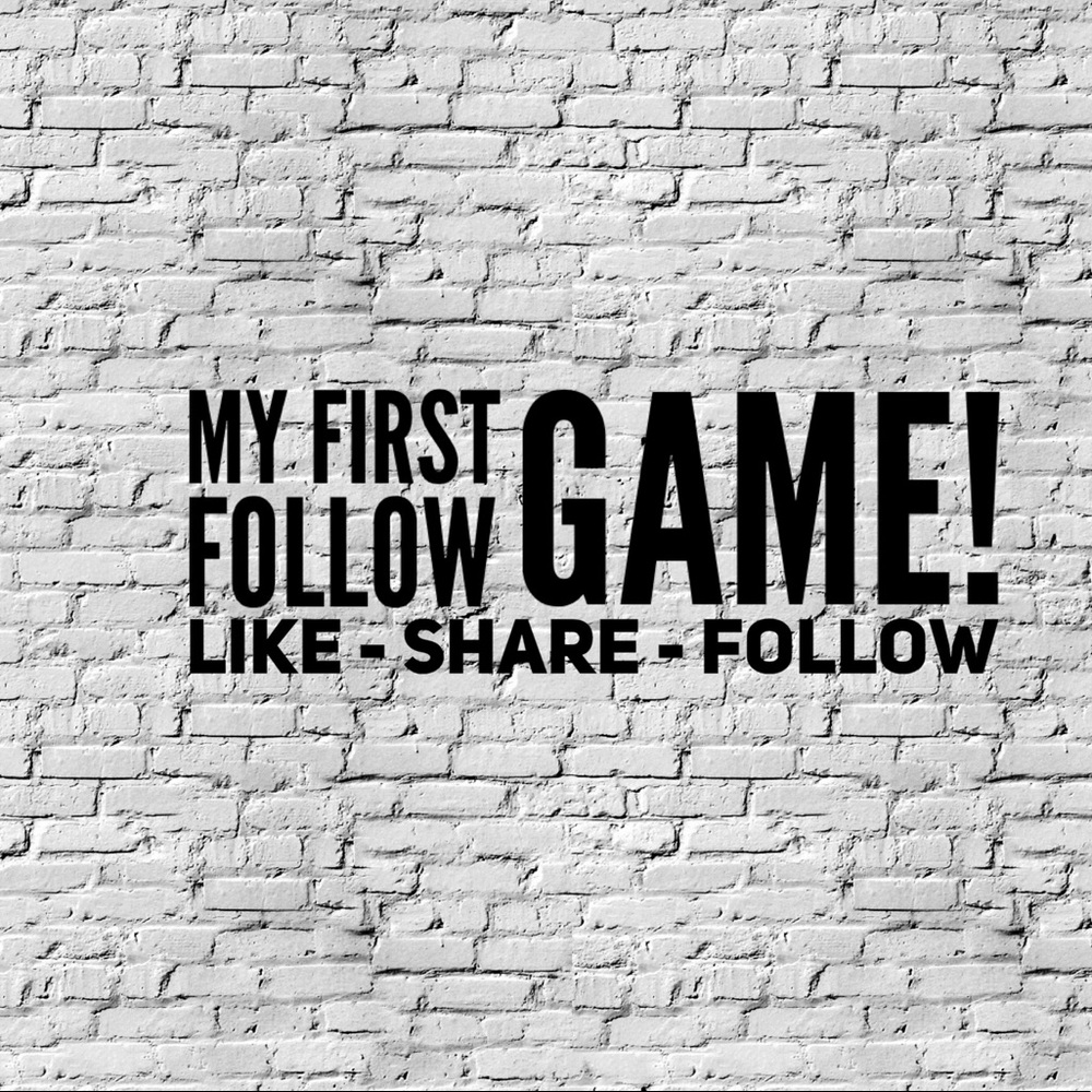 My first follow game!