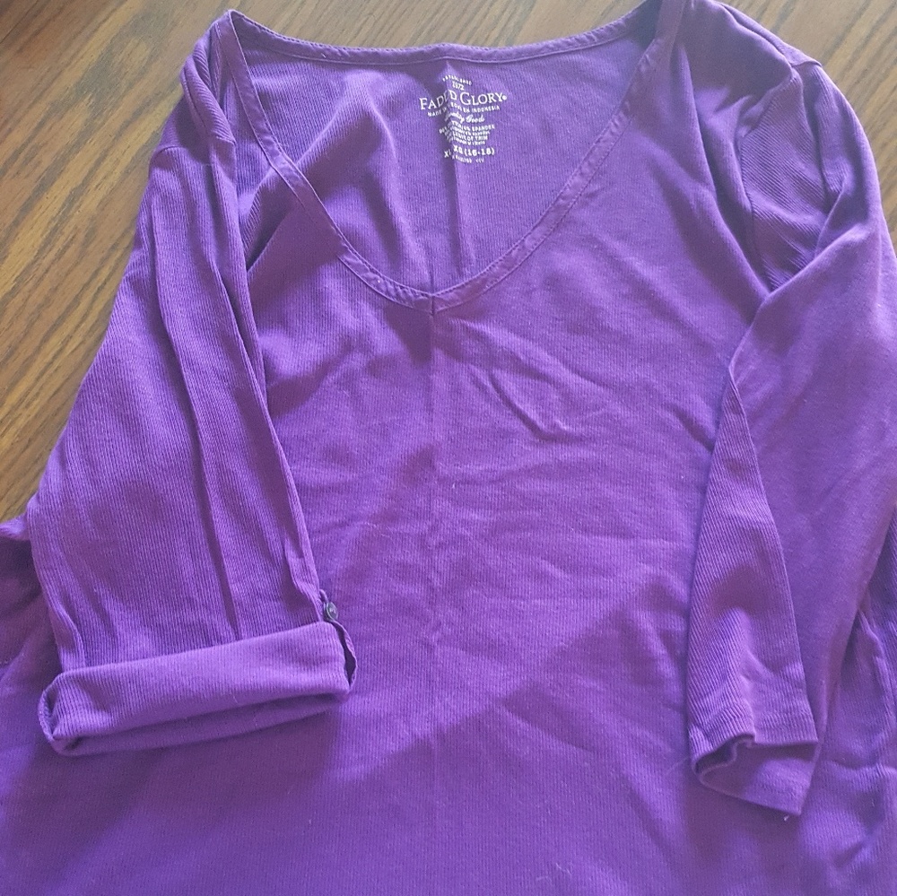 Purple shirt