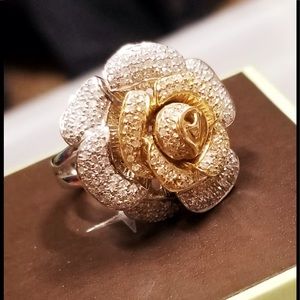 ROSS SIMONS 1.10 ctw in 14kt Two-tone Gold ring