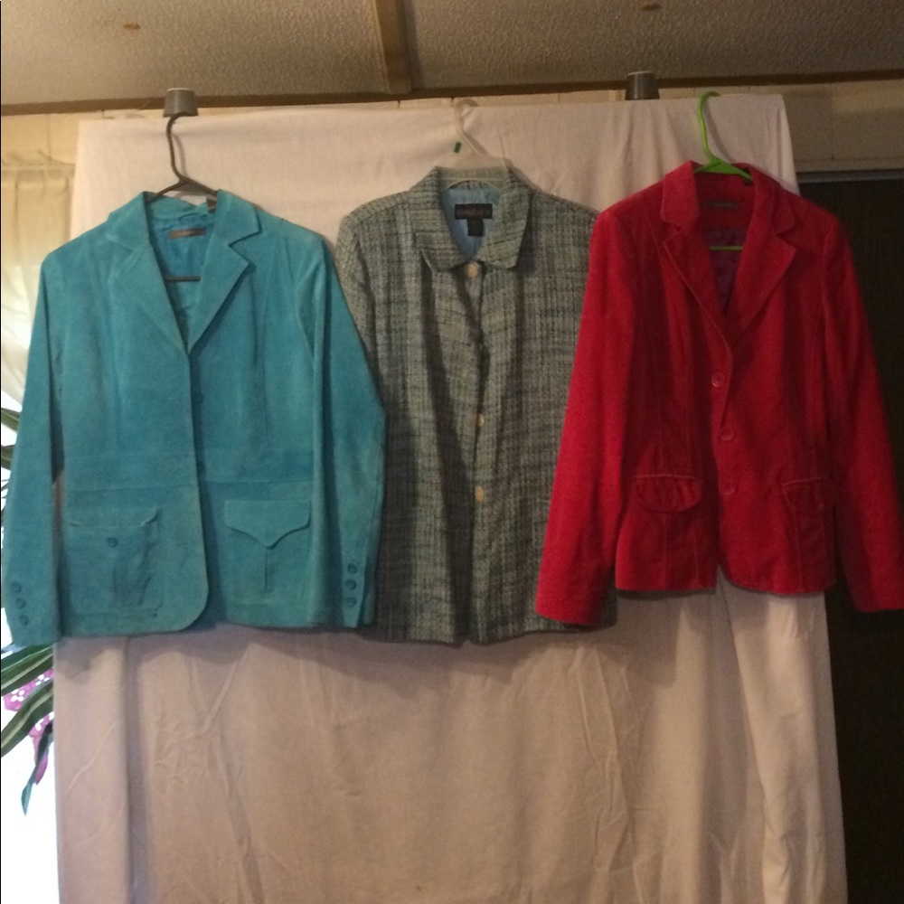 Three jacket set. Mix and match with your wardrobe