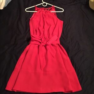 Red Express evening dress
