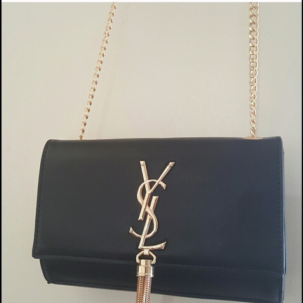 YSL Black evening bag