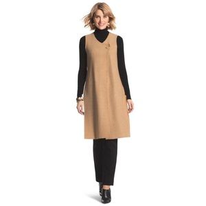 Chico's Boiled Wool Anna Sweater Vest