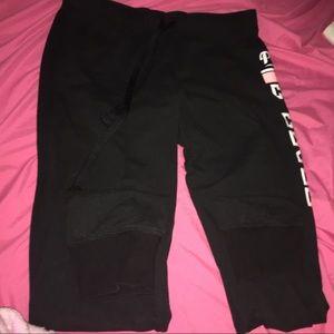 Black pink sweats