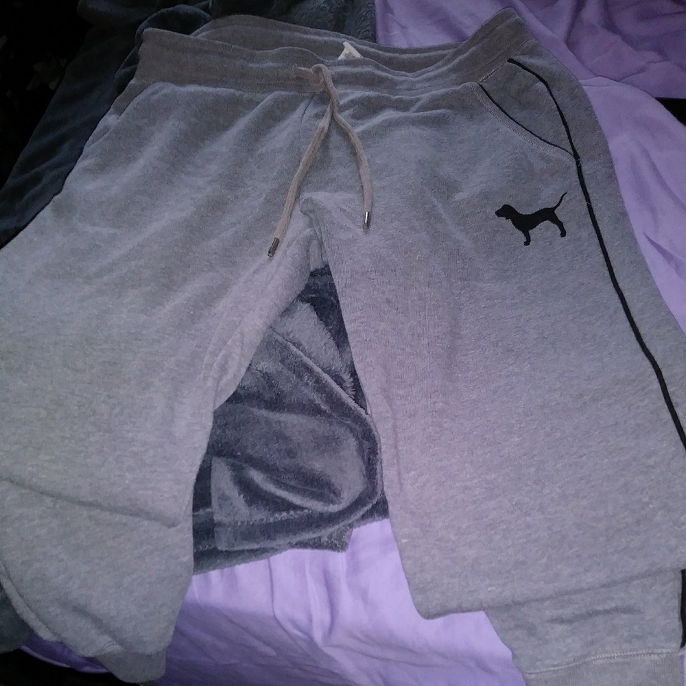 VS Pink Joggers Size S