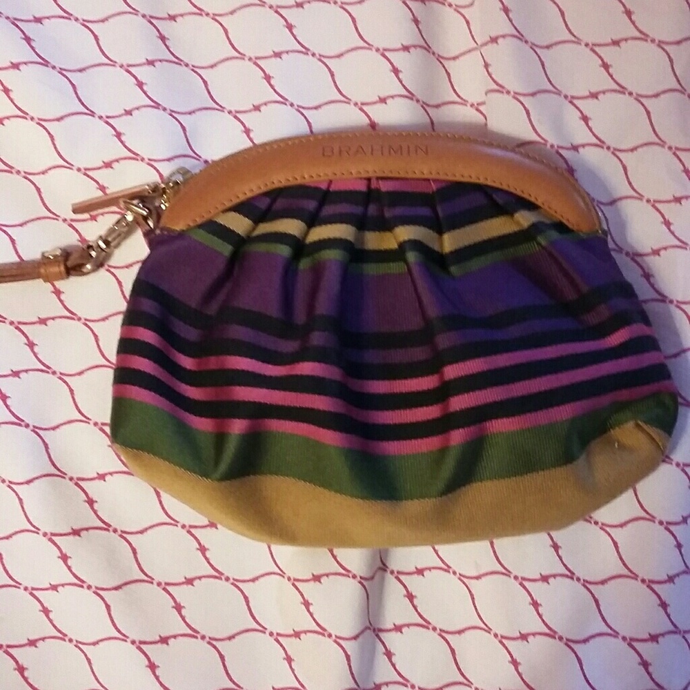 Brahmin wristlet/clutch bag