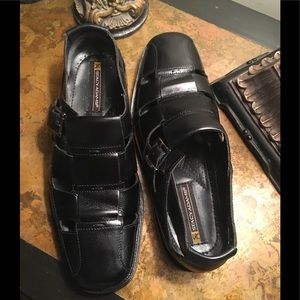 🎩STACY ADAMS 🎩Black SANDALS, size 11