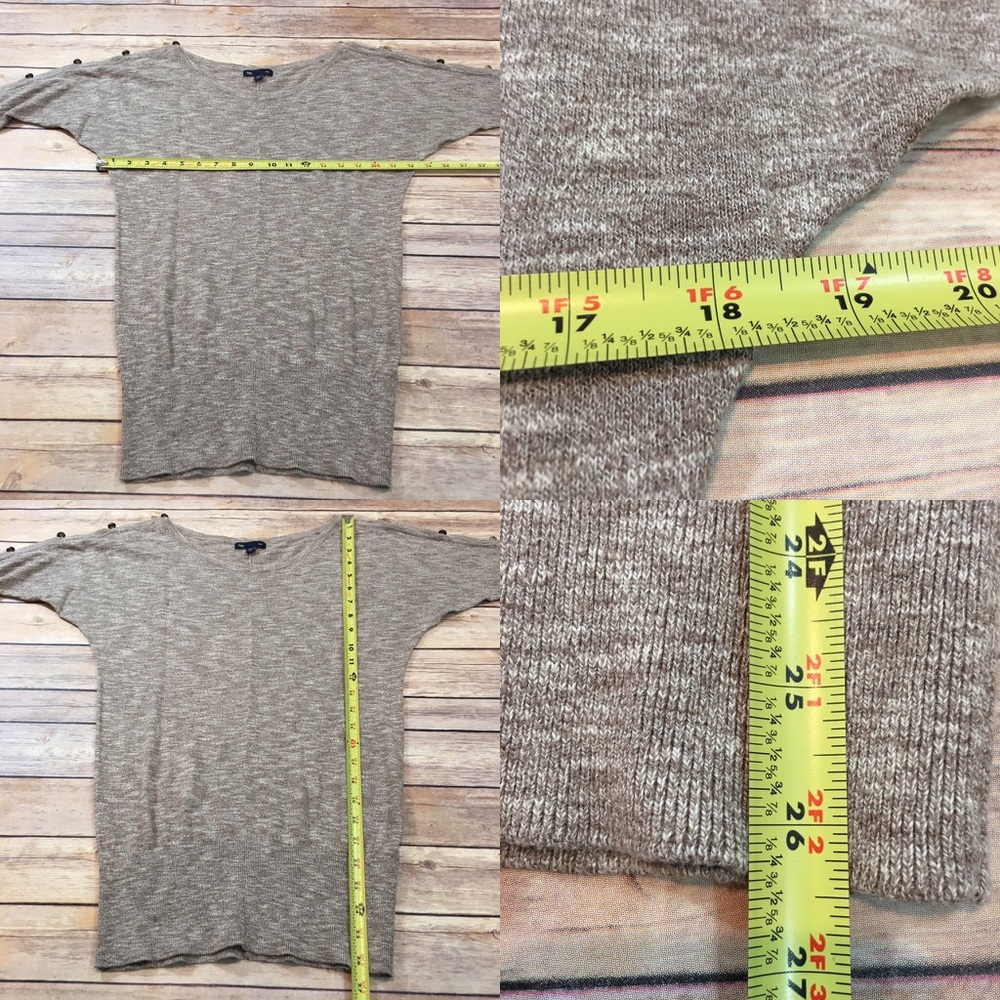 SOLD ☂️Sz XS Gap Open Button Dolman Sweater Top - Picture 2 of 8