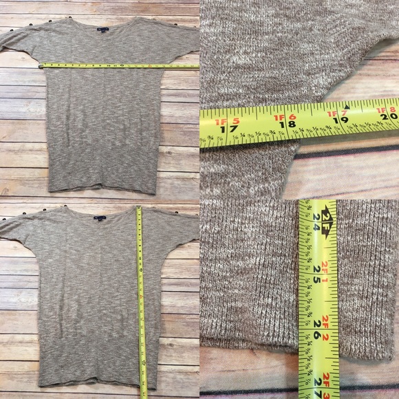 SOLD ☂️Sz XS Gap Open Button Dolman Sweater Top - Picture 2 of 8