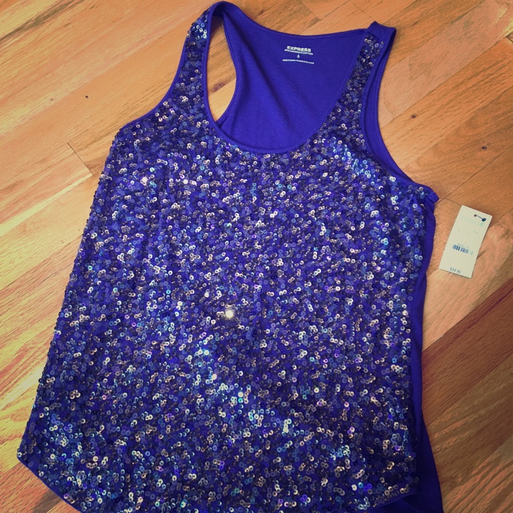 Express Sequin Tank, New with Tag!
