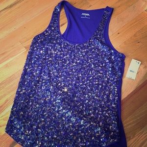 Express Sequin Tank, New with Tag!