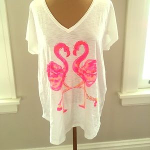 Lilly Pulitzer Flamingo Top