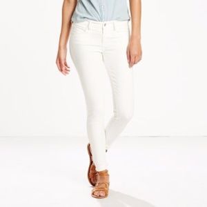 levi's 710 super skinny white