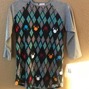 NWT Lularoe Disney Randy Tee. Size XS
