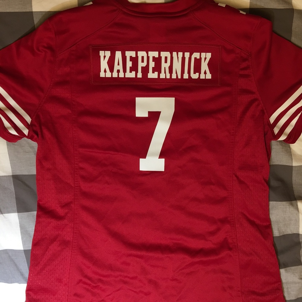 Women's 49ers Colin Kaepernick On-Field Jersey❤️💛