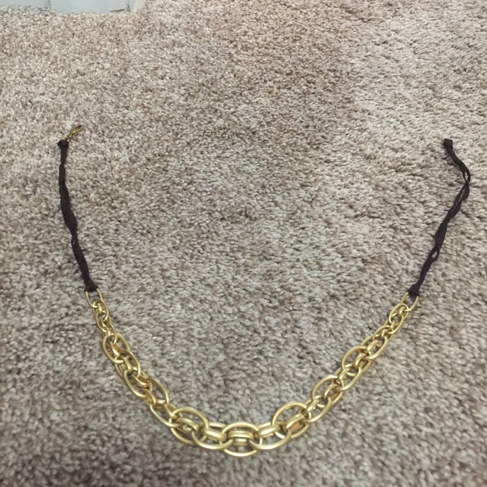 Fun Gold & Brown Necklace