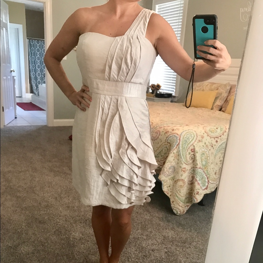 Maxandcleo sz10 one shoulder cocktail dress