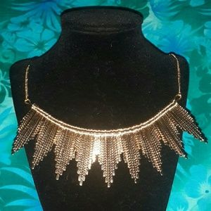 Forever 21 Gold Statement Necklace