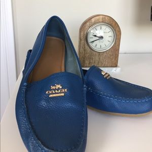 COACH Royal Blue Odette Casual Loafers