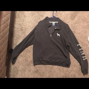 Victoria Secret half zip sweatshirt
