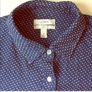 J Crew Embroidered Chambray Style Short